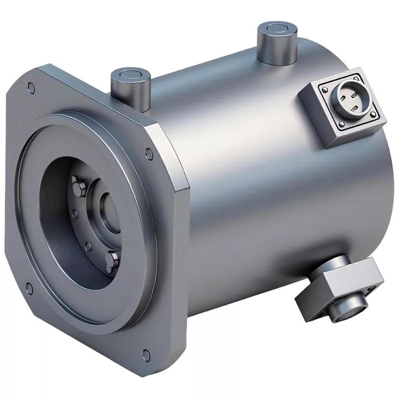 Rostfritt stål fribärande vattenkyld permanentmagnetmotor